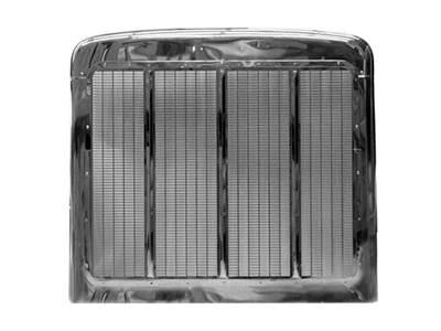[PET2311] PETERBILT 379 SHORT GRILLE COMPLETE ASSY IN STAINLESS STEEL